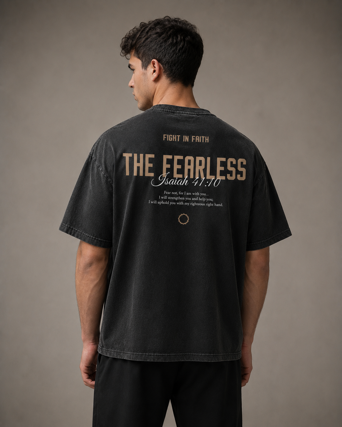 The Fearless Tee - Washed Black