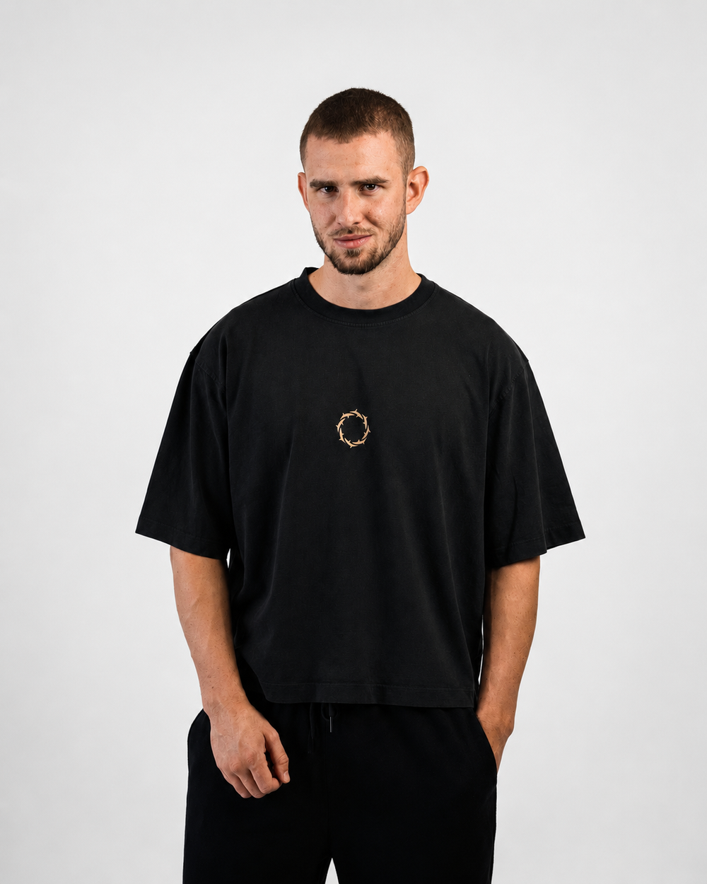The Fearless Tee - Washed Black